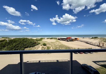 Departamento totalmente equipado frente al mar